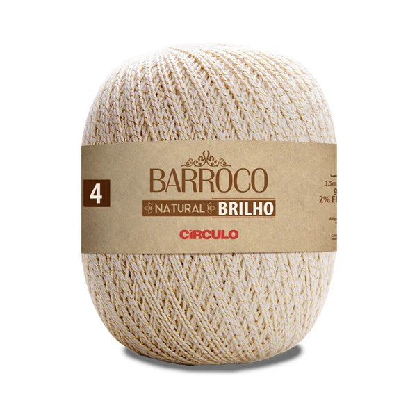 CIRCULO Barroco natural brilho nº 4, ouro